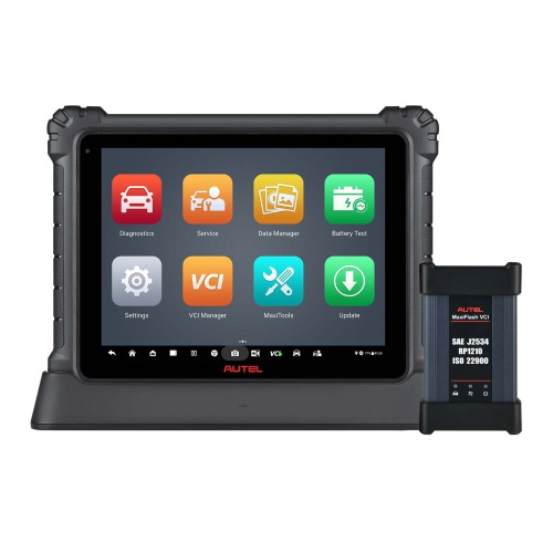 Autel MaxiCOM Ultra Lite Professional Diagnostic Scanner with Topology Mapping and J2534 ECU Programming Coding Tool 40+ Services, No IP Restriction