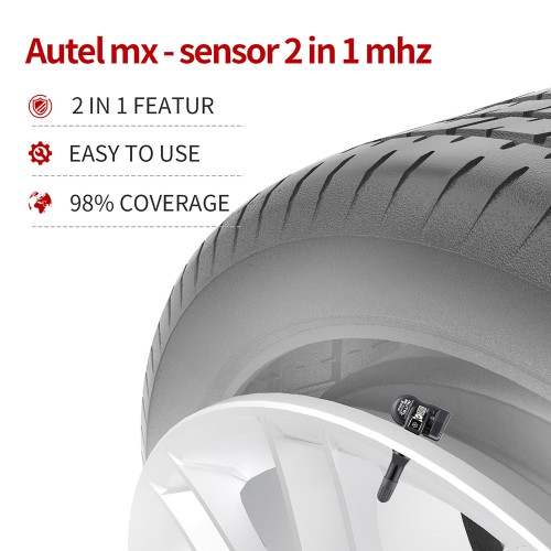 Autel MX-Sensor 433/315MHz  2 IN 1 Rubber Head 4PCS/Lot