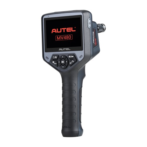 Autel MaxiVideo MV480 Inspection Camera 1080P HD Industrial Endoscope Video Scope Videoscope with Audio Annotation Dual Cameras 360°Rotation
