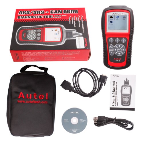 2023 Autel AutoLink AL619 Newest Car ABS SRS & CAN OBD2 Diagnostic Scan Tool, Read Erase DTCs for ABS Airbag & Full OBDII with Live Data