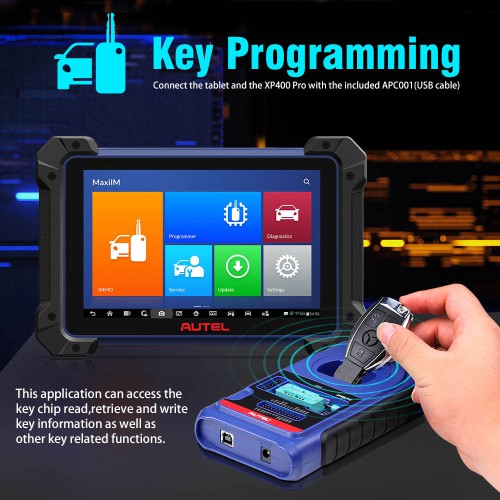 Autel MaxiIM IM608 Pro Kit Car Key Programming Tool with XP400 Pro IMMO Programmer J2534 ECU Reprogrammer