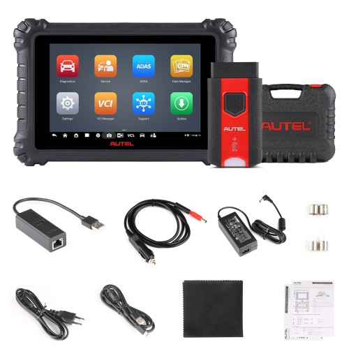 Autel MaxiSYS MS906 Pro Bi-Directional Diagnostic Scanner Plus Autel MaxiBAS BT506 Battery & Electrical System Analysis Tool