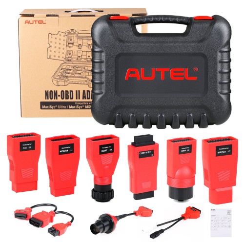 Autel MaxiSys MS908S Pro II Plus Autel MaxiSys MSOBD2KIT Non-OBDII Adapters Kit Support SCAN VIN and Pre&Post Scan