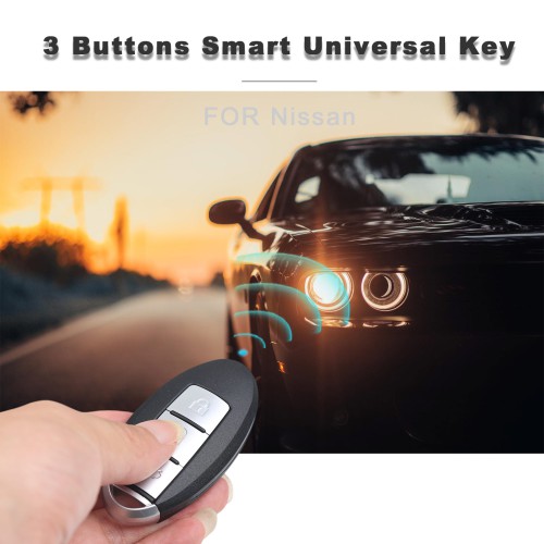 AUTEL IKEYNS003AL Nissan 3 Buttons Smart Universal Key