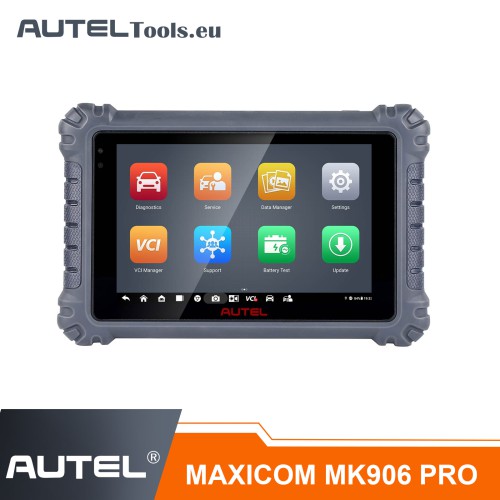 EU Ver Autel MaxiCOM MK906 Pro MK906Pro Bi-Directional Tool Advanced ECU Coding Scanner CAN-FD/DOIP 36+ Service, Active Test, Work with MV105S/BT506