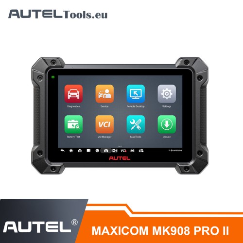 2024 Autel MaxiCOM MK908 PRO II Automotive Diagnostic Tablet Support J2534 Programming, ECU Coding, Active Test, 38+ Services for 150 Brands