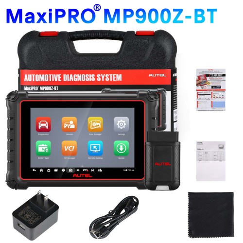 Autel Scanner MaxiPro MP900Z-BT Bi-Directional Diagnostic Scanner with 40+ Services,Support CAN FD DOIP with Android 11