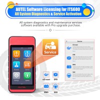 AUTEL MaxiTPMS ITS600 Software Licensing for All System Diagnostics & Service Activation